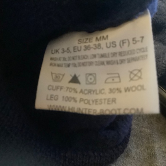 Striped Knit Boot Liners Socks for Tall Hunter Boots Size 5-7 - Picture 5 of 5